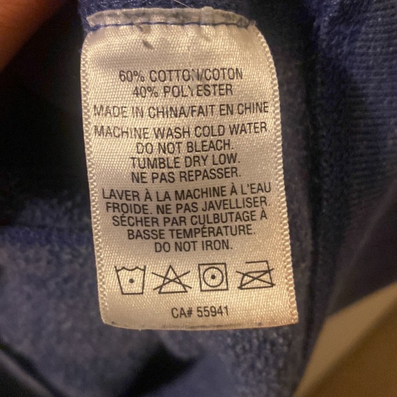 Blue Women's Hoodie with Pouch - Picture 4 of 5